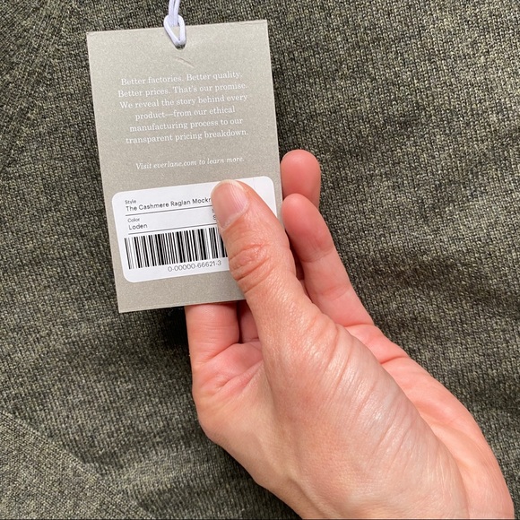 Everlane The Cashmere Raglan Mockneck Sweater - Picture 5 of 5